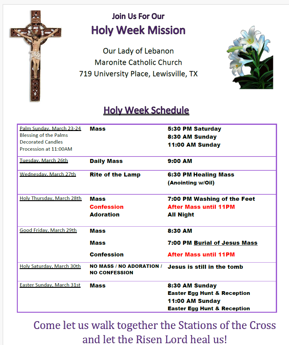 holy-week-schedule-our-lady-of-lebanon-maronite-catholic-church
